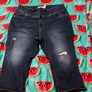 Lane Bryant high waisted capris size 16